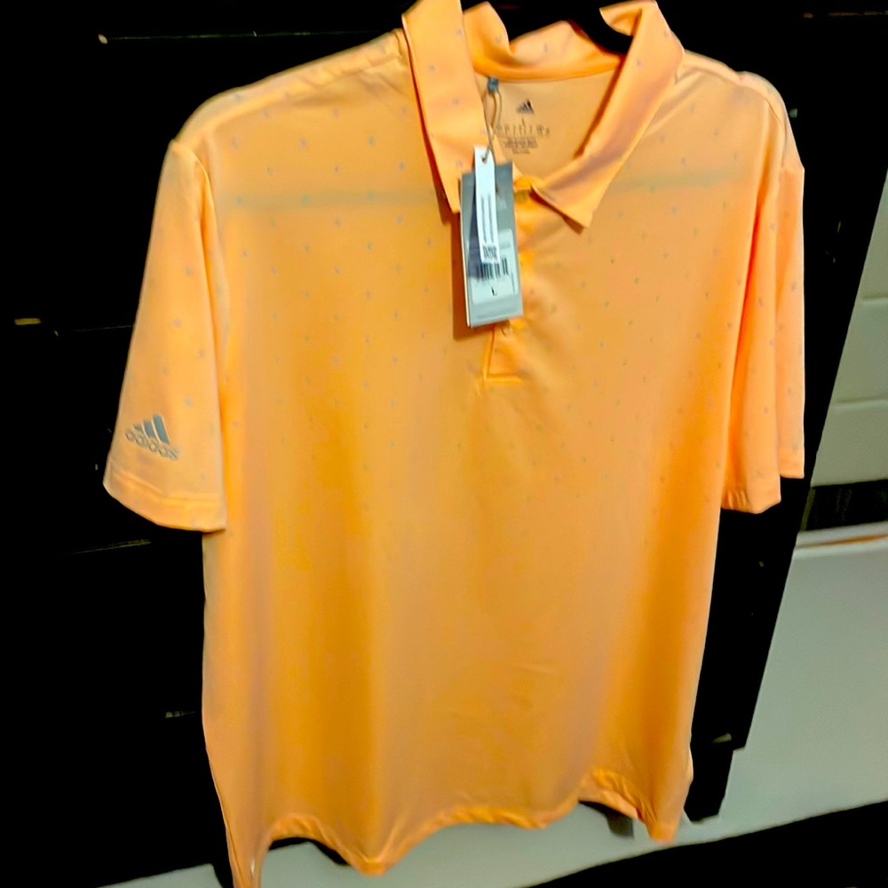 New Adidas polo shirt, size large